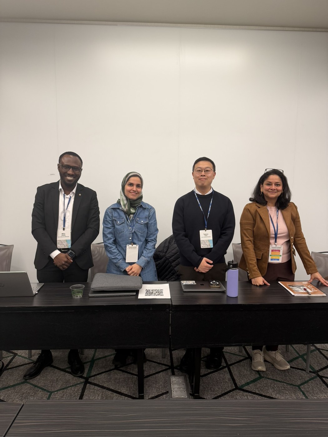 Conference panel with Dr. Sowmya Balachandran and colleagues
