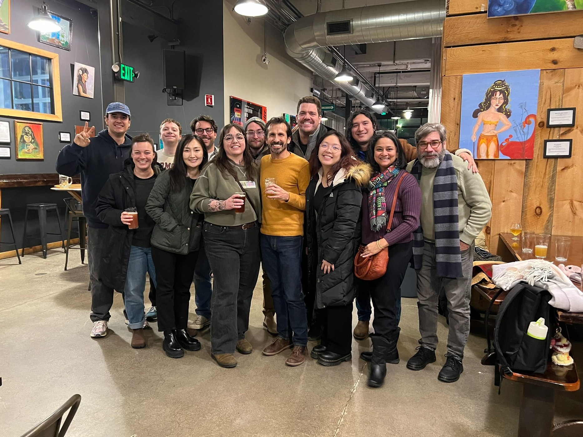 Research group social gathering